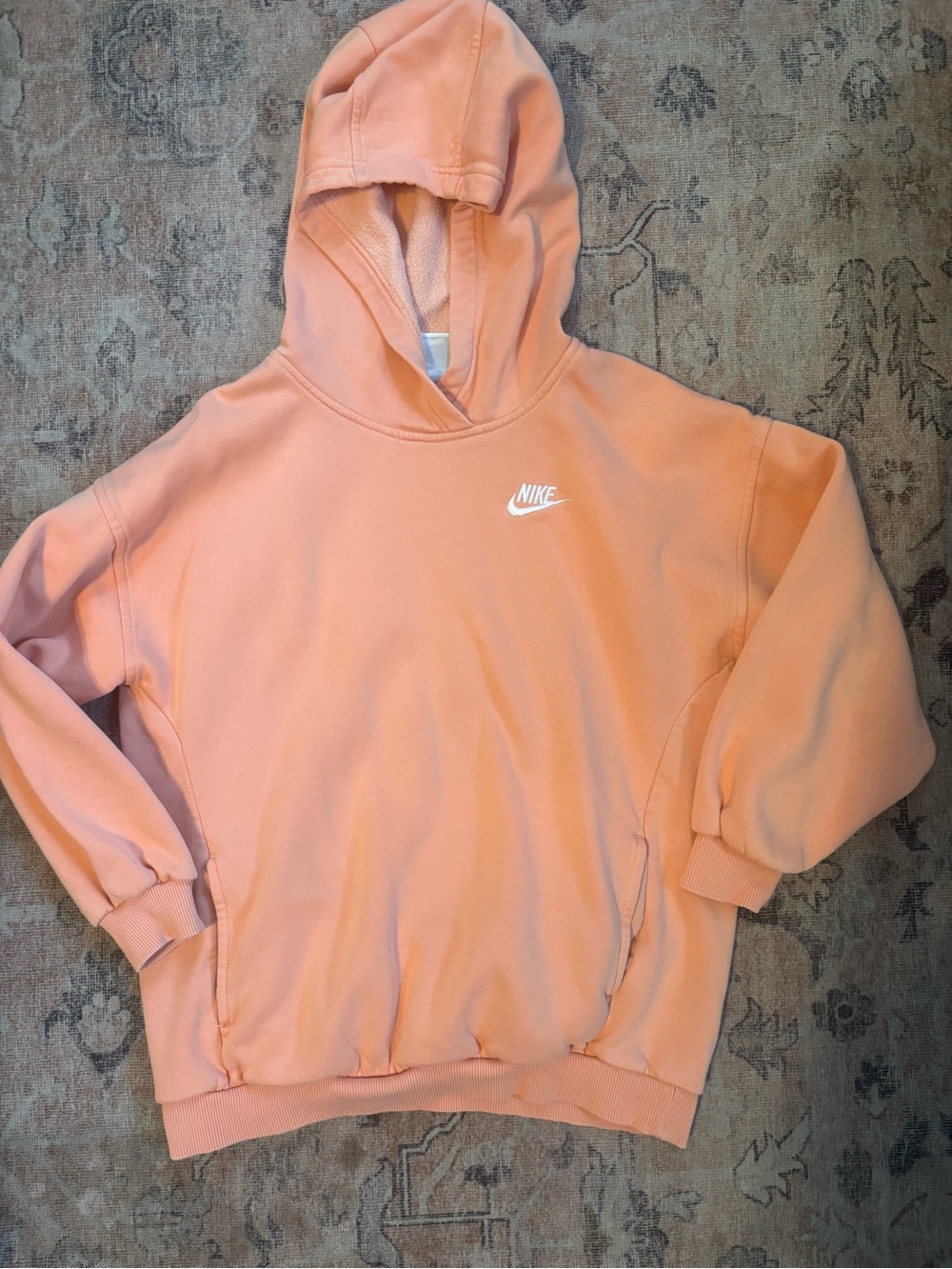 Nike Coral Cozy Hooded Sweatshirt